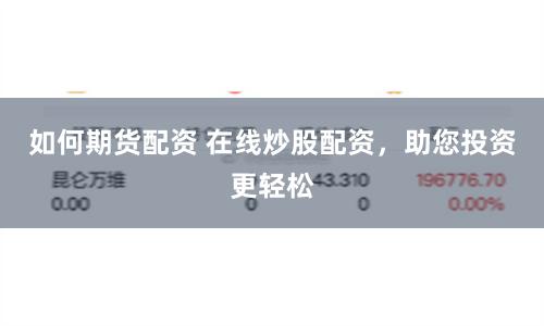 如何期货配资 在线炒股配资，助您投资更轻松