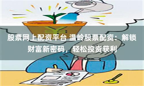 股票网上配资平台 温岭股票配资：解锁财富新密码，轻松投资获利